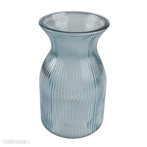 Good quality modern glass flower vases hydroponic plant vase