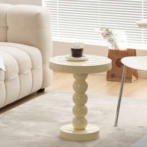 Low price small round living room sofa side table tea table