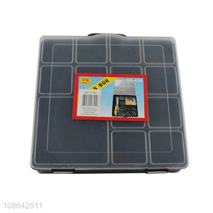 Yiwu factory portable plastic tool storage box with handle