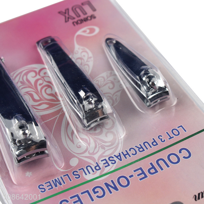 New products 3pcs nail beauty tool nail clipper for sale