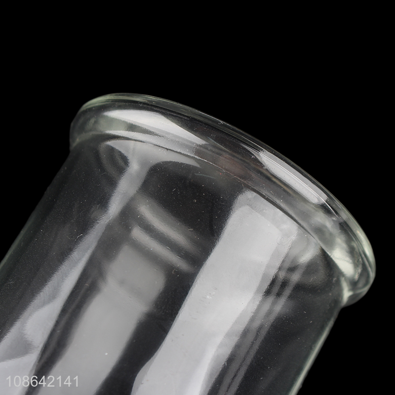 Yiwu market clear glass storage jar for candy and snack