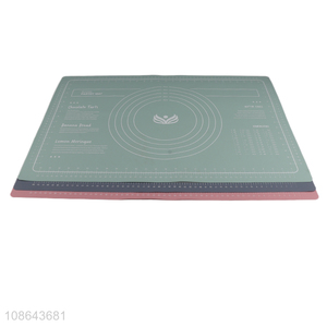 China wholesale rectangle silicone non-stick pastry baking mat