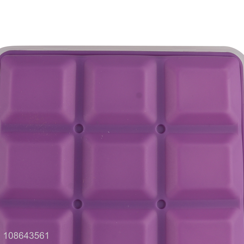 Good selling pp household ice cube mould with lid wholesale