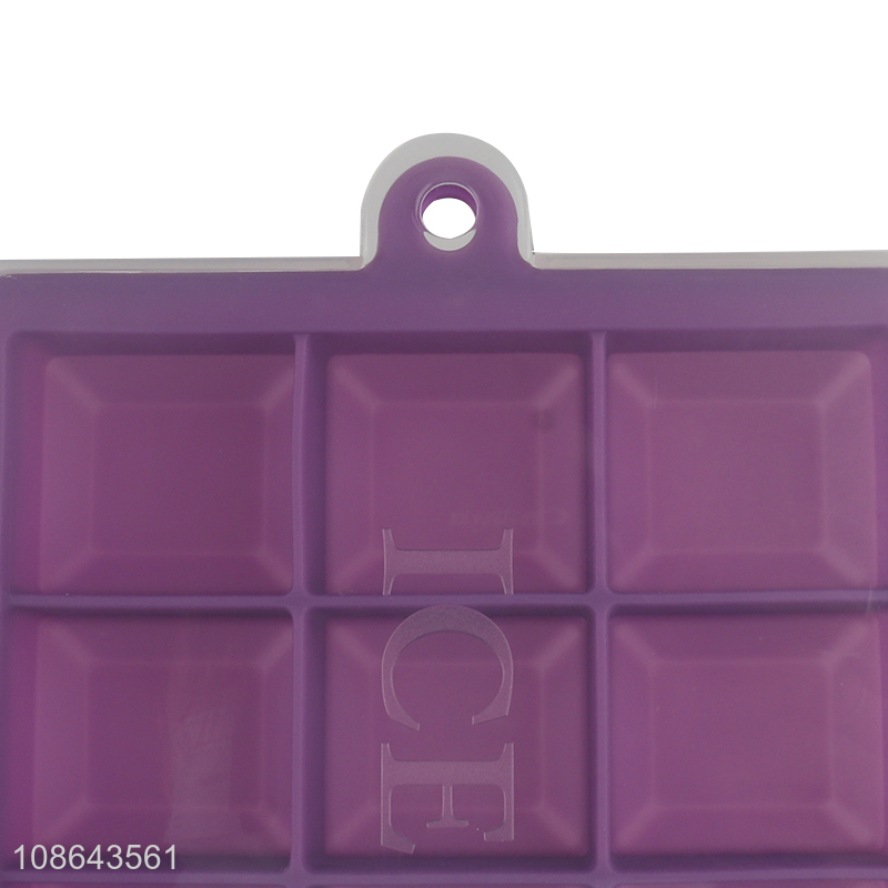 Good selling pp household ice cube mould with lid wholesale