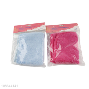 Good quality soft absorbent microfiber face towel for makeup removal