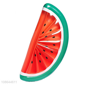 Wholesale watermelon shaped inflatable pool float lounge pool toy