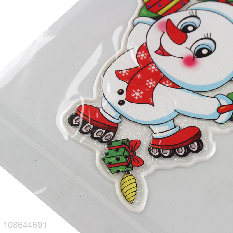 Factory price christmas window stickers decorative stickers