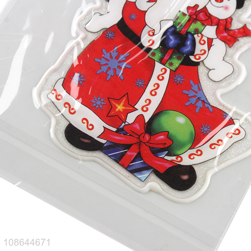Yiwu market christmas decoration window stickers for sale