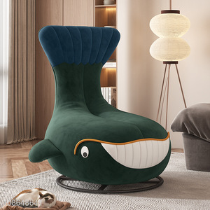 Hot selling living room furniture casual swivel shark chair wholesale