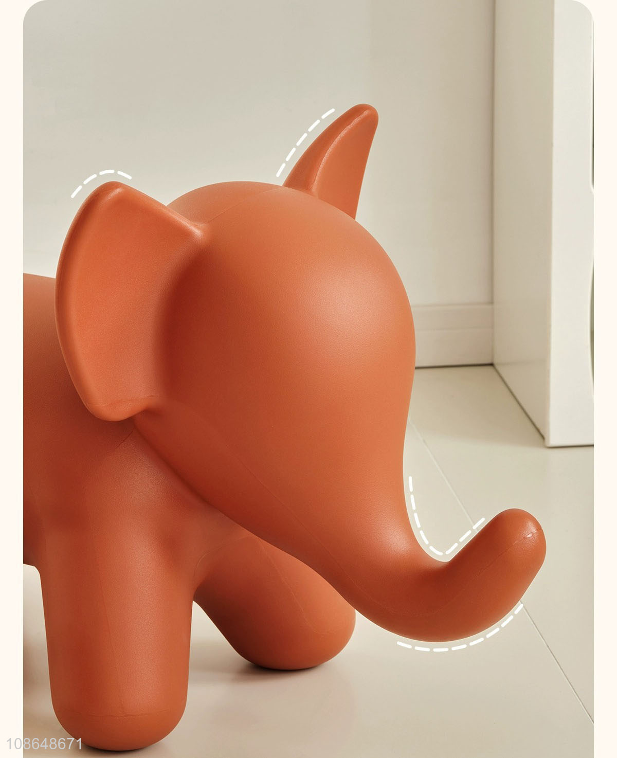 Most popular elephant shape cartoon children seat stools for sale
