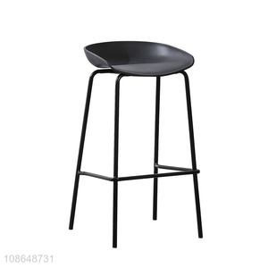 Online wholesale metal high bar chair backless stool bar furniture