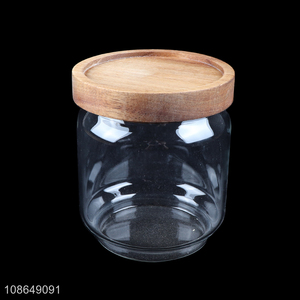 High quality high borosilicate glass storage container sealed food jars