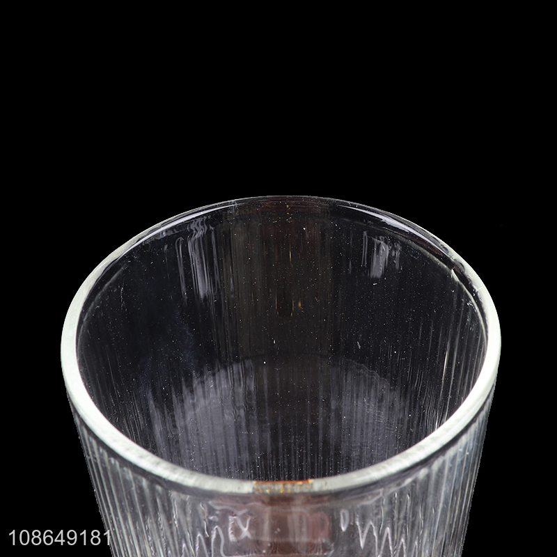 Factory price glass water cup home office drinking cup wholesale