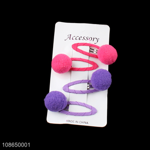 China products hair decoration polyester hairpin for girls