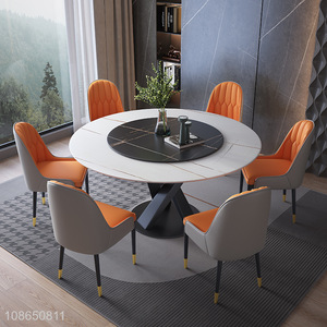 Hot items small family rock plate dining table for sale