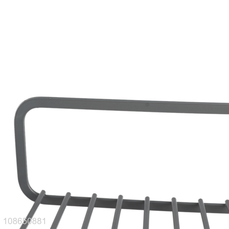 High quality metal wire storage basket under cabinet kitchen organizer
