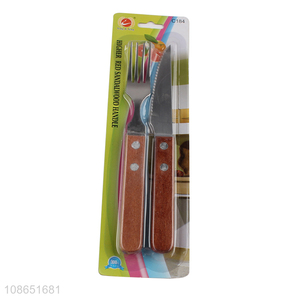 Hot selling tableware fork and knife set for home restaurant
