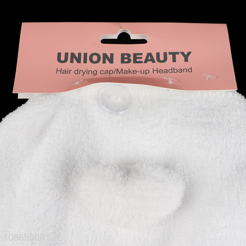 Good quality super absorbent hair drying towel hair wrap for women