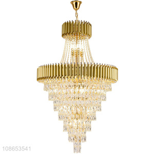 Popular product French style crystal chandelier ceiling light hanging lamp