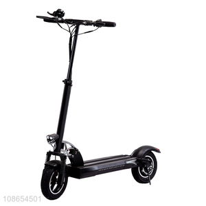 Wholesae portable 2-wheel foldable electric scooter with led lamp for adults