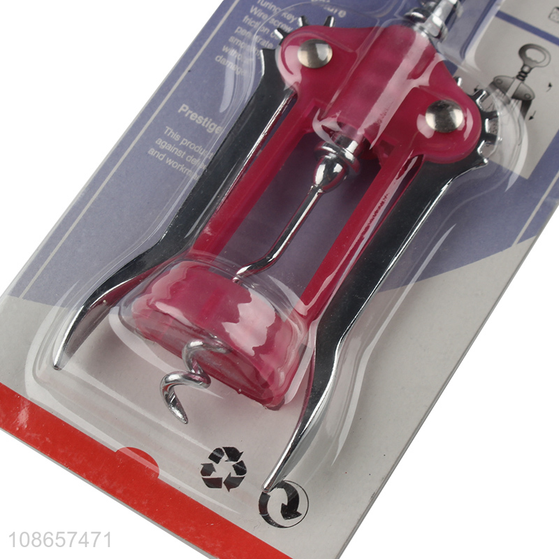 Wholesale zinc alloy wing corkscrew wine opener for waiter