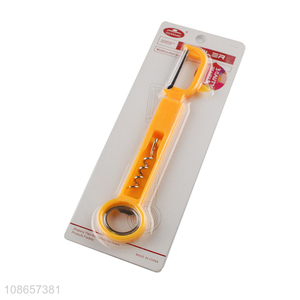 New product multi-function peeler with bottle opener & wine cork screw