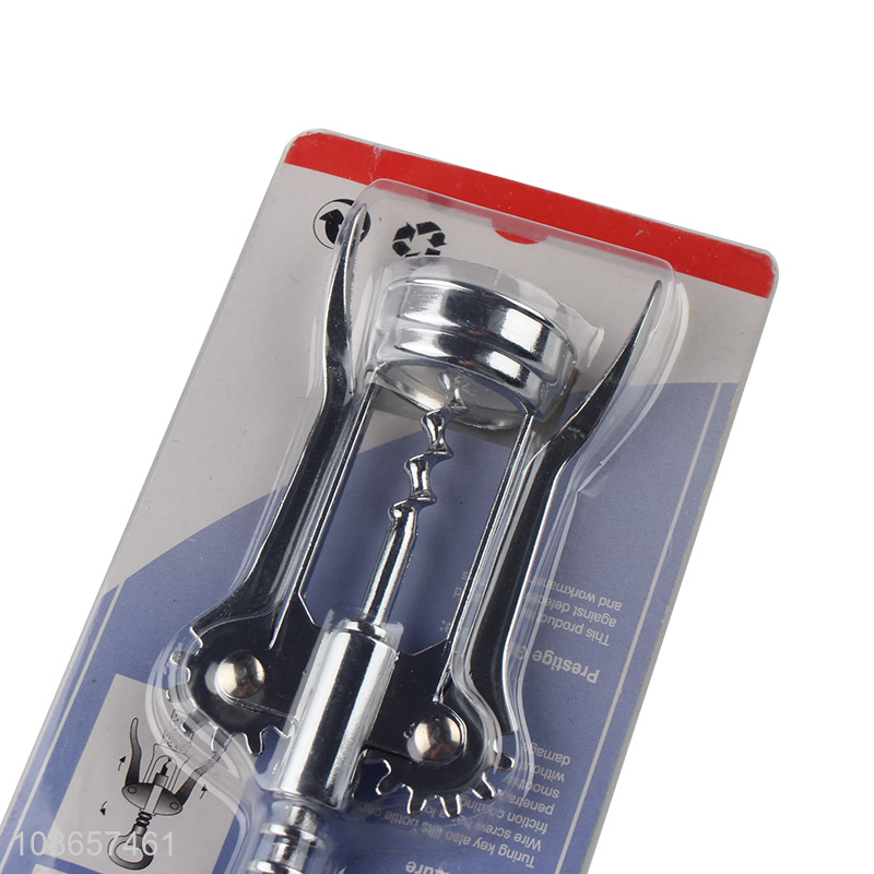 Wholesale heavy duty zinc alloy wing corkscrew wine opener