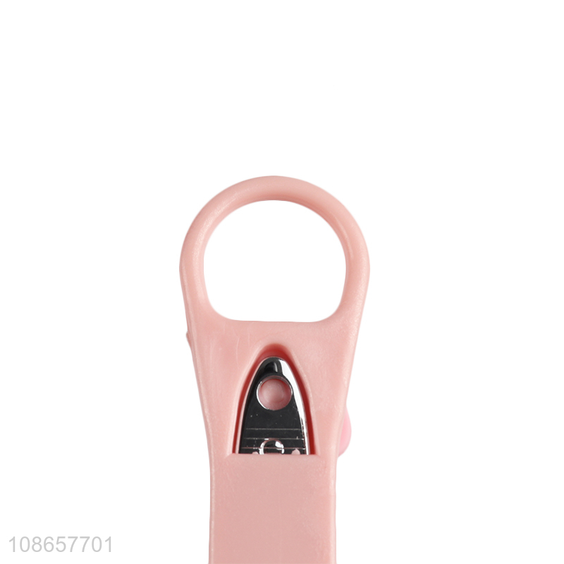 Good quality cute cartoon stainless steel fingnail clipper for kids