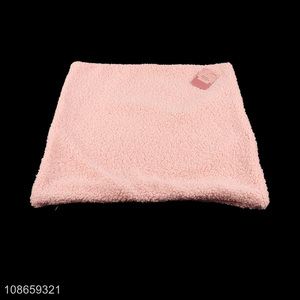 Hot selling comfortable pink pillowcase cushion cover for household