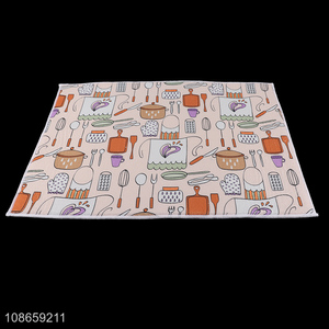 Top quality quick dry polyester dish drying mat for sale