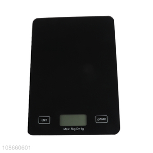 Good quality tempered glass led display ditigial food scale kitchen scale