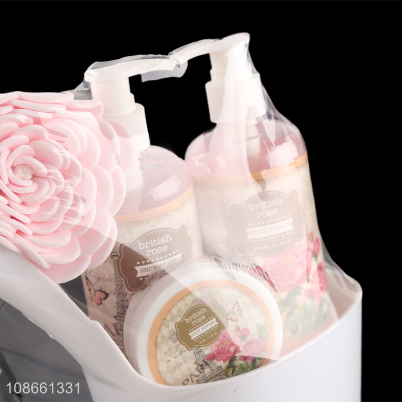 China wholesale body lotion shower gel personal care packages gifts set