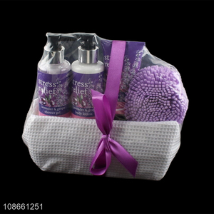 Low price shower gel bath lotion gifts set personal care packages