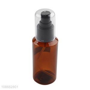 Good quality 100ml empty plastic lotion emulsion bottle for travel