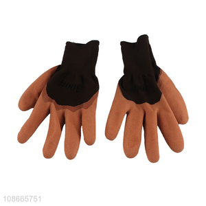 Good selling nylon foam labor gloves work gloves for hand protection