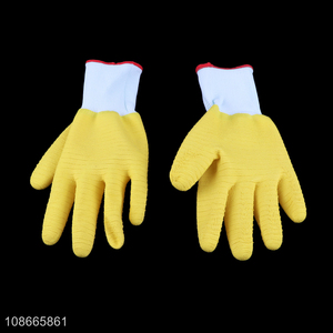 Latest products anti-slip labor work gloves for hand protection