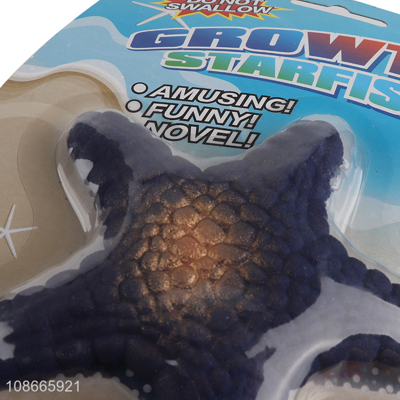 Good quality starfish water growing toys sensory play toys for sale