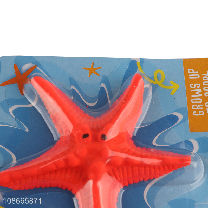 China products non-toxic starfish water growing toys for children