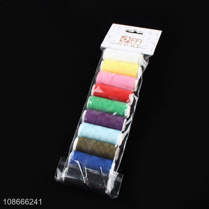 Factory price 10pcs 300 yard sewing threads cotton threads for sewing