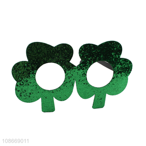 Wholesale Irish Festival Glasses St. Patrick's Day Shamrock Glasses Eyewear