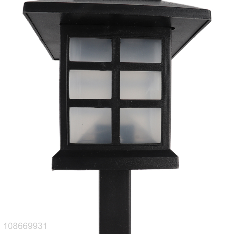 Hot sale mini house shaped solar lawn lamp for outdoor yard driveway