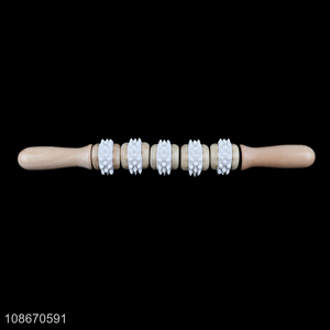 Yiwu factory handheld wooden roller massager for body