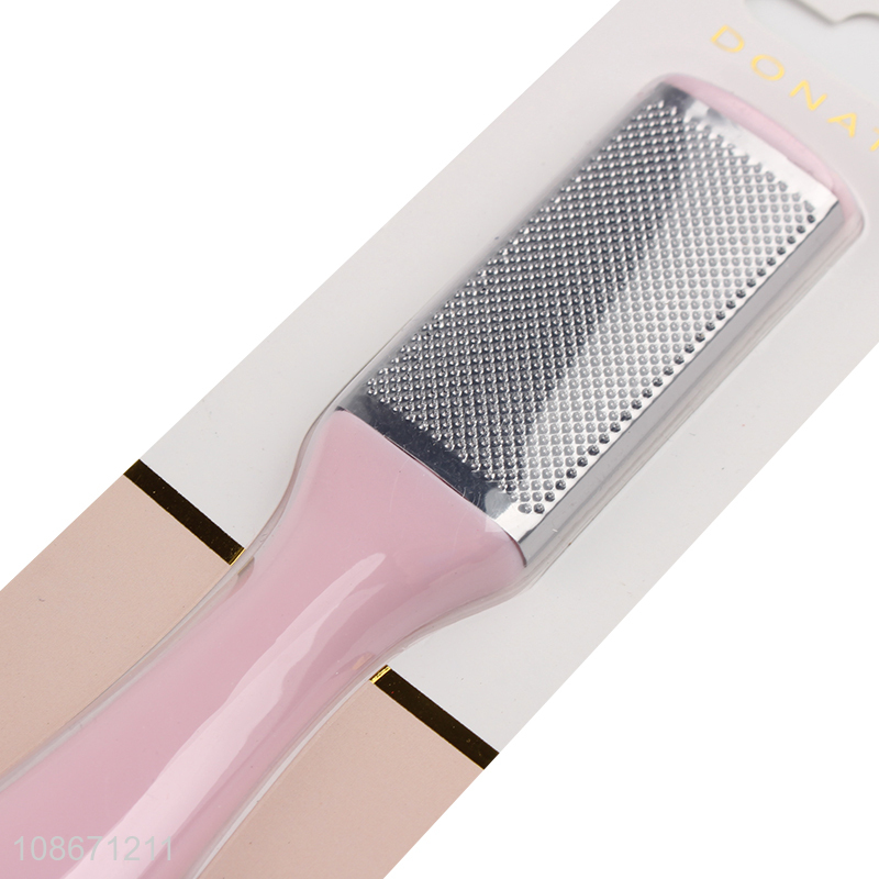 Hot selling double sided stainless steel foot file exfoliating tool