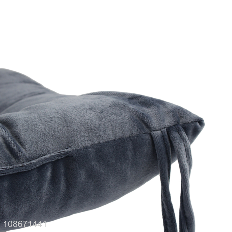 Online wholesale winter thick non-slip chair cushion with ties