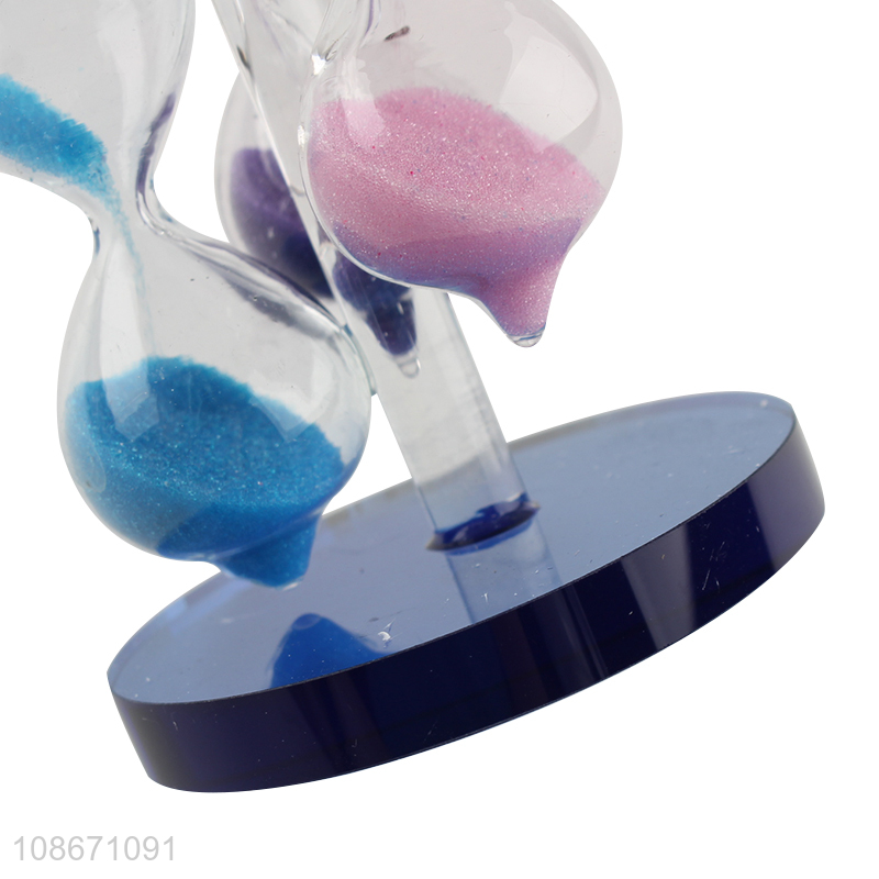 New product plastic frame glass hourglass sand timer sand clock