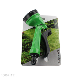 High quality water hose nozzle water gun spray nozzle with trigger