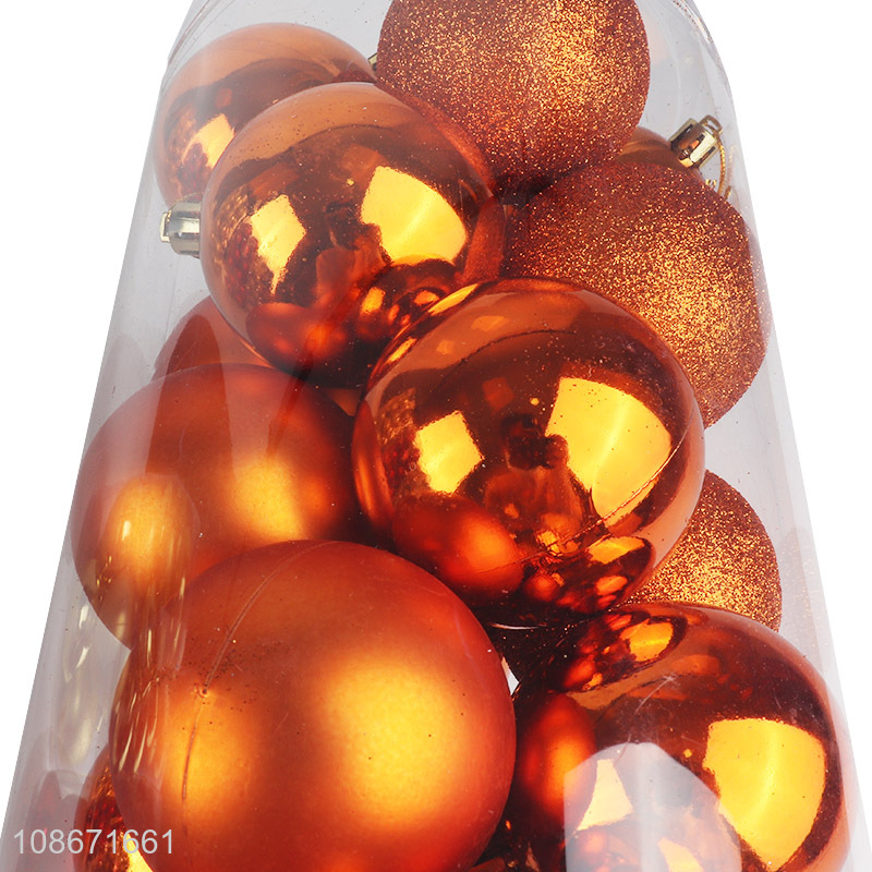 China products 24pcs christmas decoration hanging christmas ball for sale