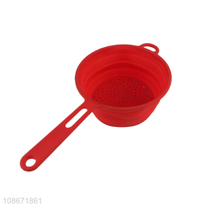Most popular foldable vegetable fruit drain basket with handle
