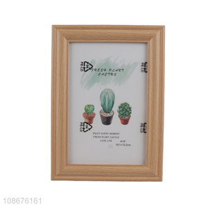 Wholesale 6 Inch Rustic MDF Photo Frame For Office Table Decor
