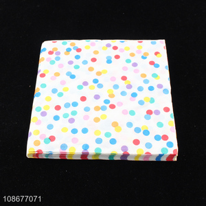 Good quality colourful wood pulp paper tissue for home restaurant